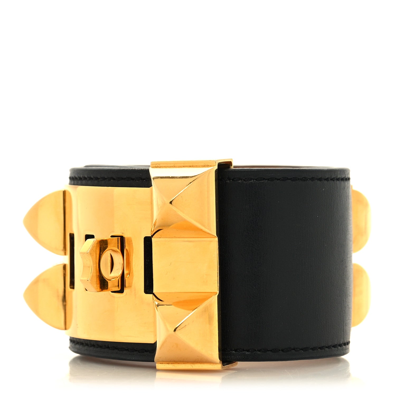 Hermes Box Collier de Chien CDC Bracelet S Black 3 of 6