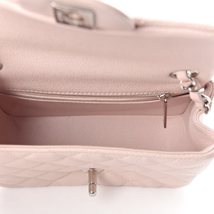Chanel Caviar Quilted Mini Square Flap Pink 5 of 10