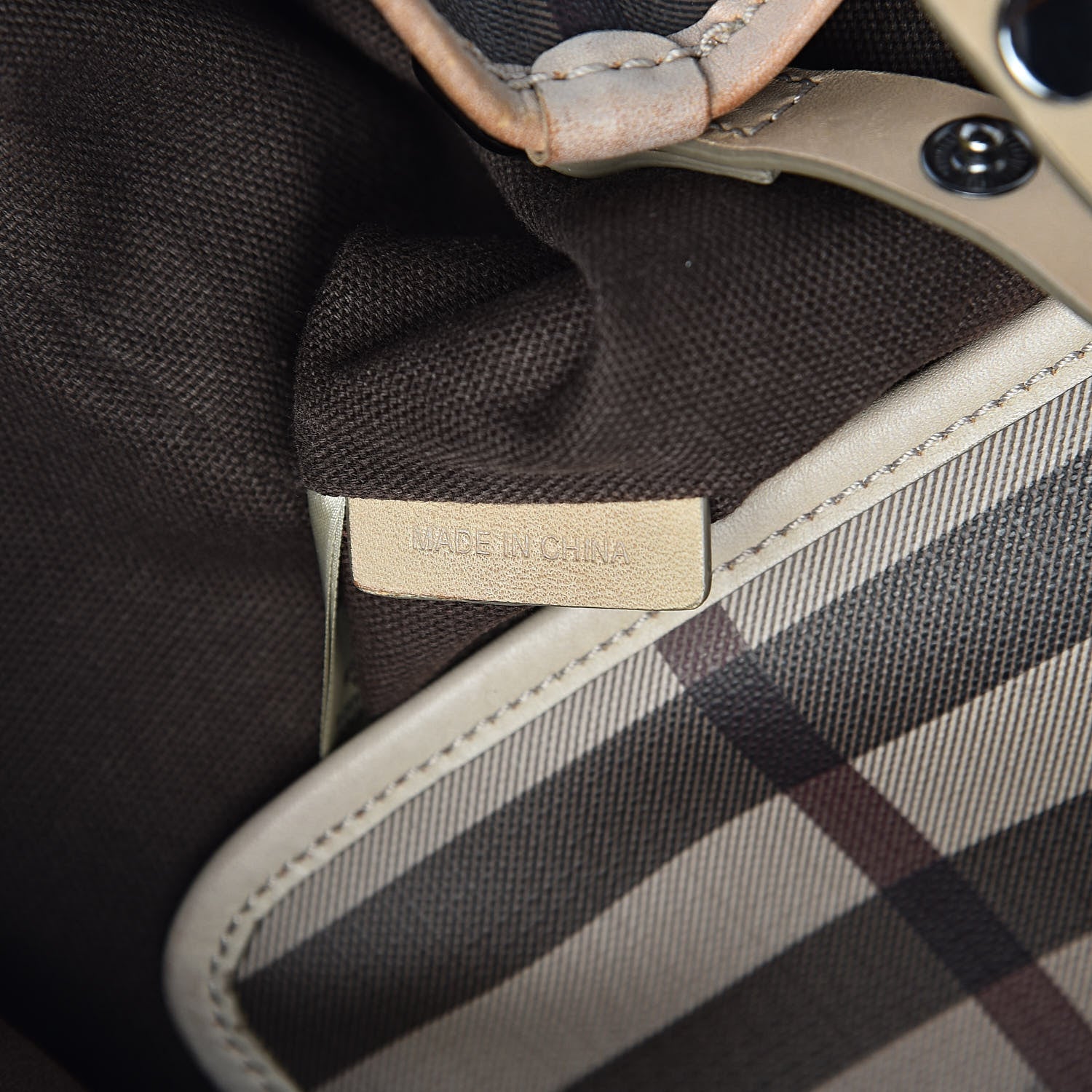 Burberry Smoked Check Small Canterbury Tote Trench 7 of 16