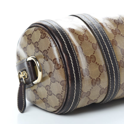 Gucci Crystal Monogram Duchessa Small Boston Bag Brown 9 of 14