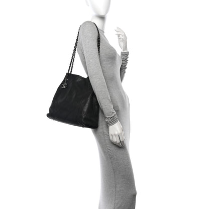 Chanel Lambskin Quilted Small Soft Touch Shoulder Bag Black 2 of 14