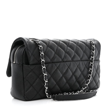 Chanel Caviar Quilted Jumbo Easy Flap Black 3 of 11