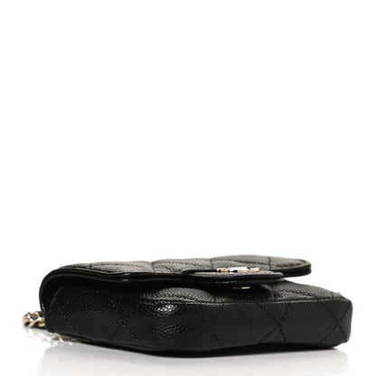 Chanel Caviar Quilted Mini Chain Belt Bag Black 4 of 12
