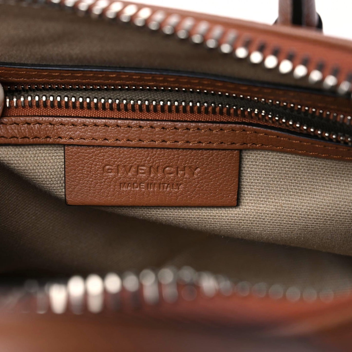 Sugar Goatskin Mini Antigona Caramel