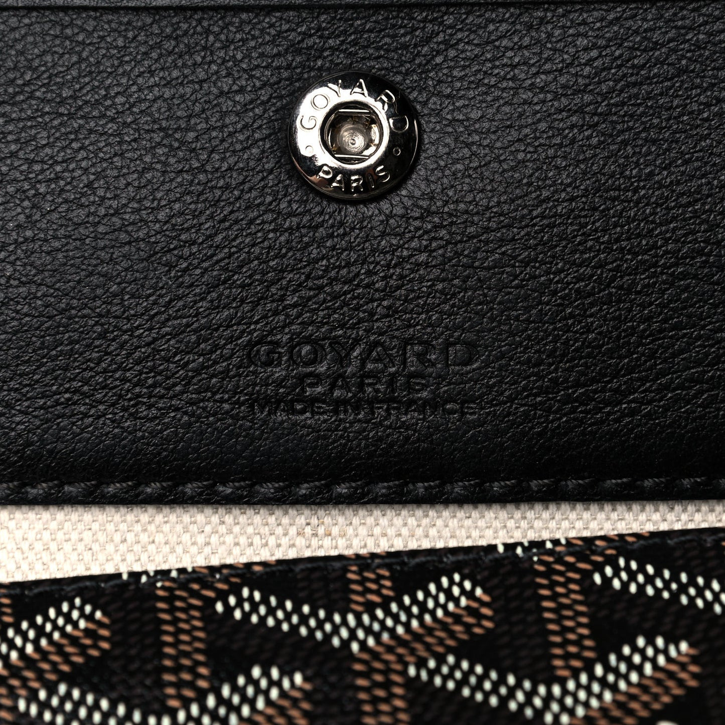 Goyardine Reversible Anjou PM Black