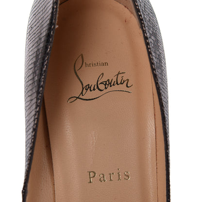 Christian Louboutin Facette Laminato Pigalle 120 Pumps 38 Anthracite 7 of 9
