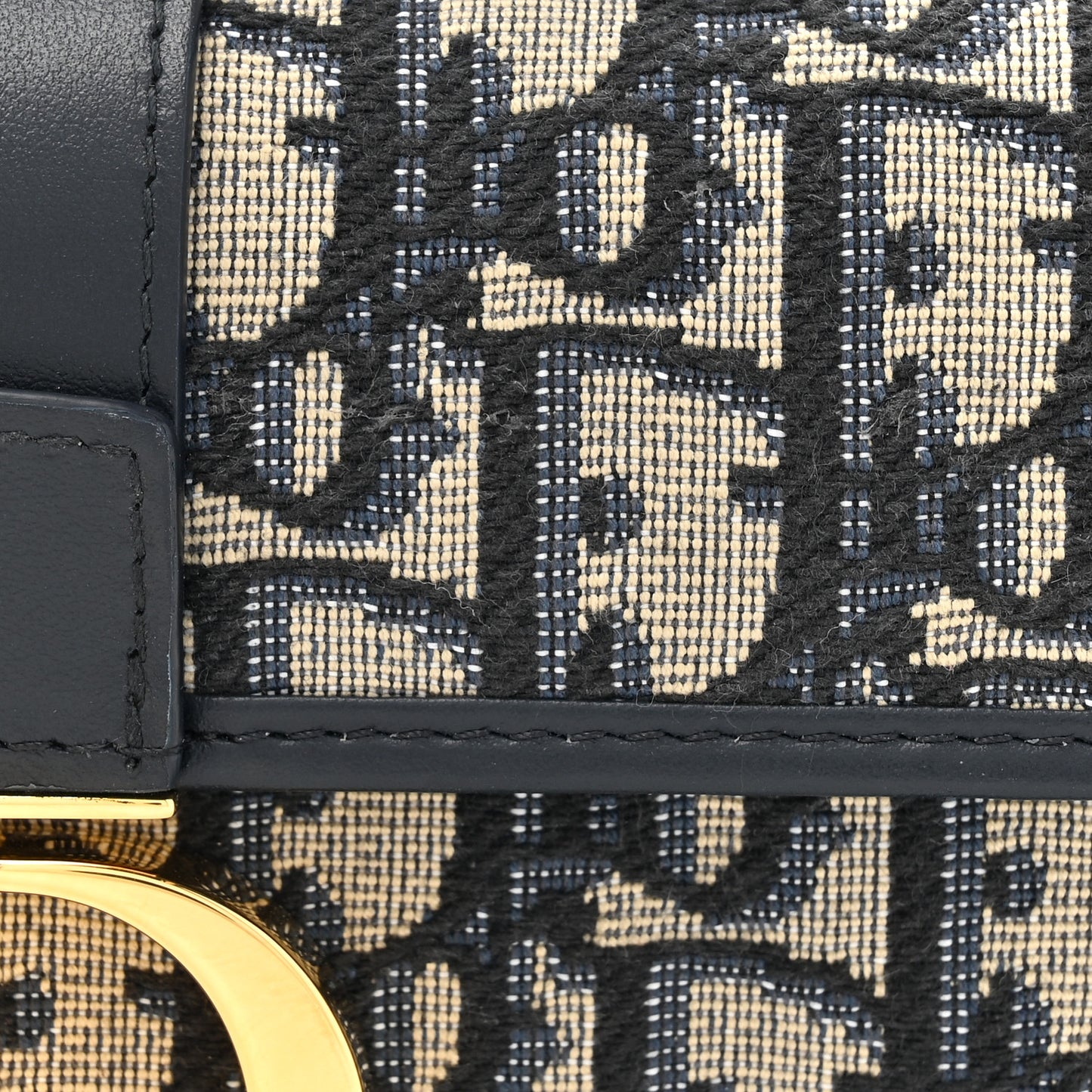 Oblique Miss Montaigne Mini Flap Bag Blue