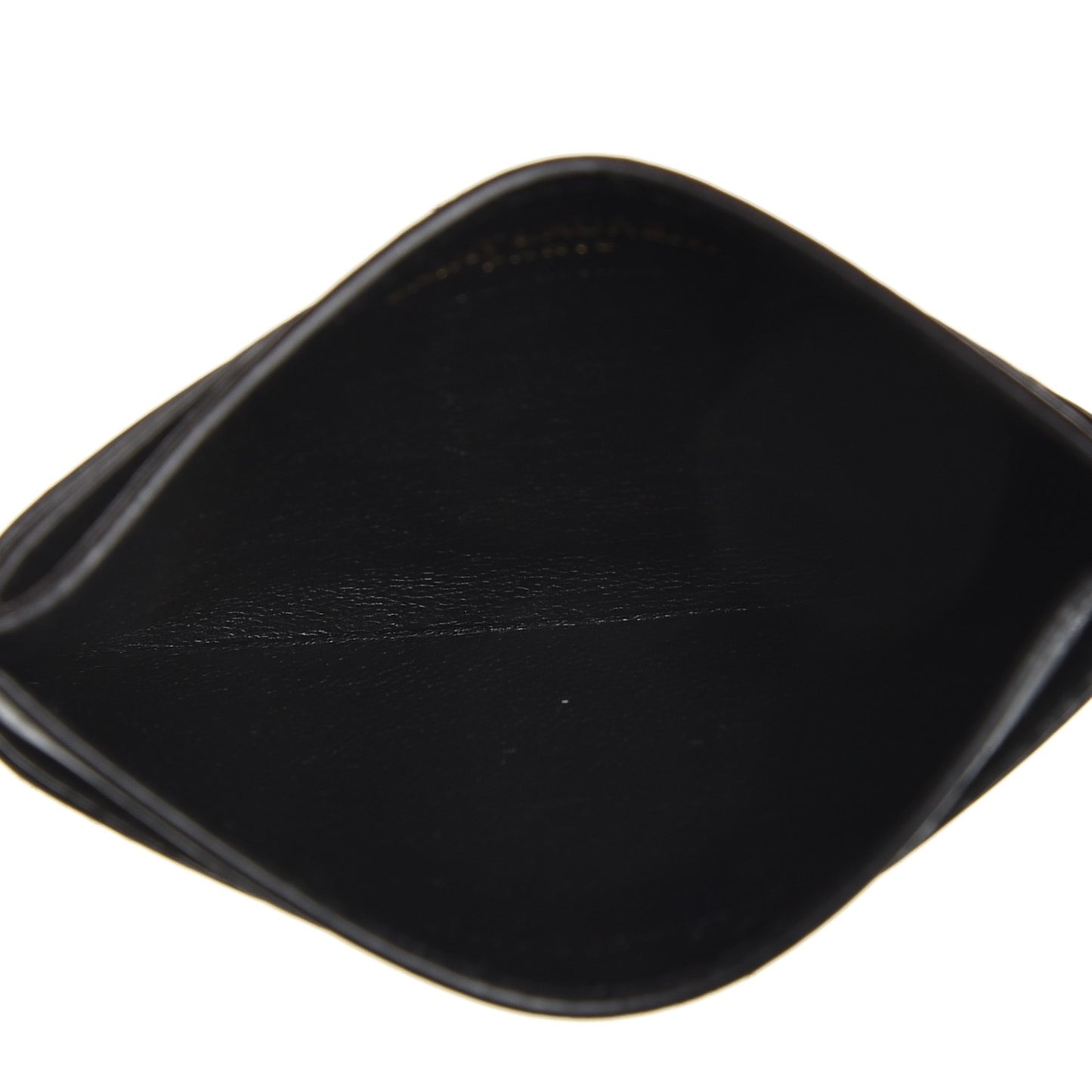 Calfskin Monogram Card Case Black