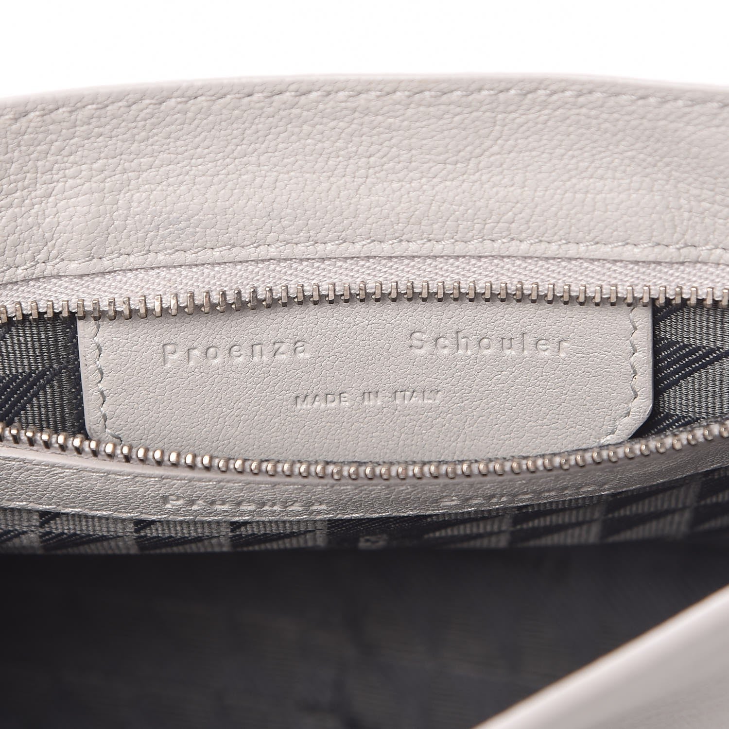 Proenza Schouler Lambskin PS1 Mini Pouch Messenger Pale Steel 7 of 17