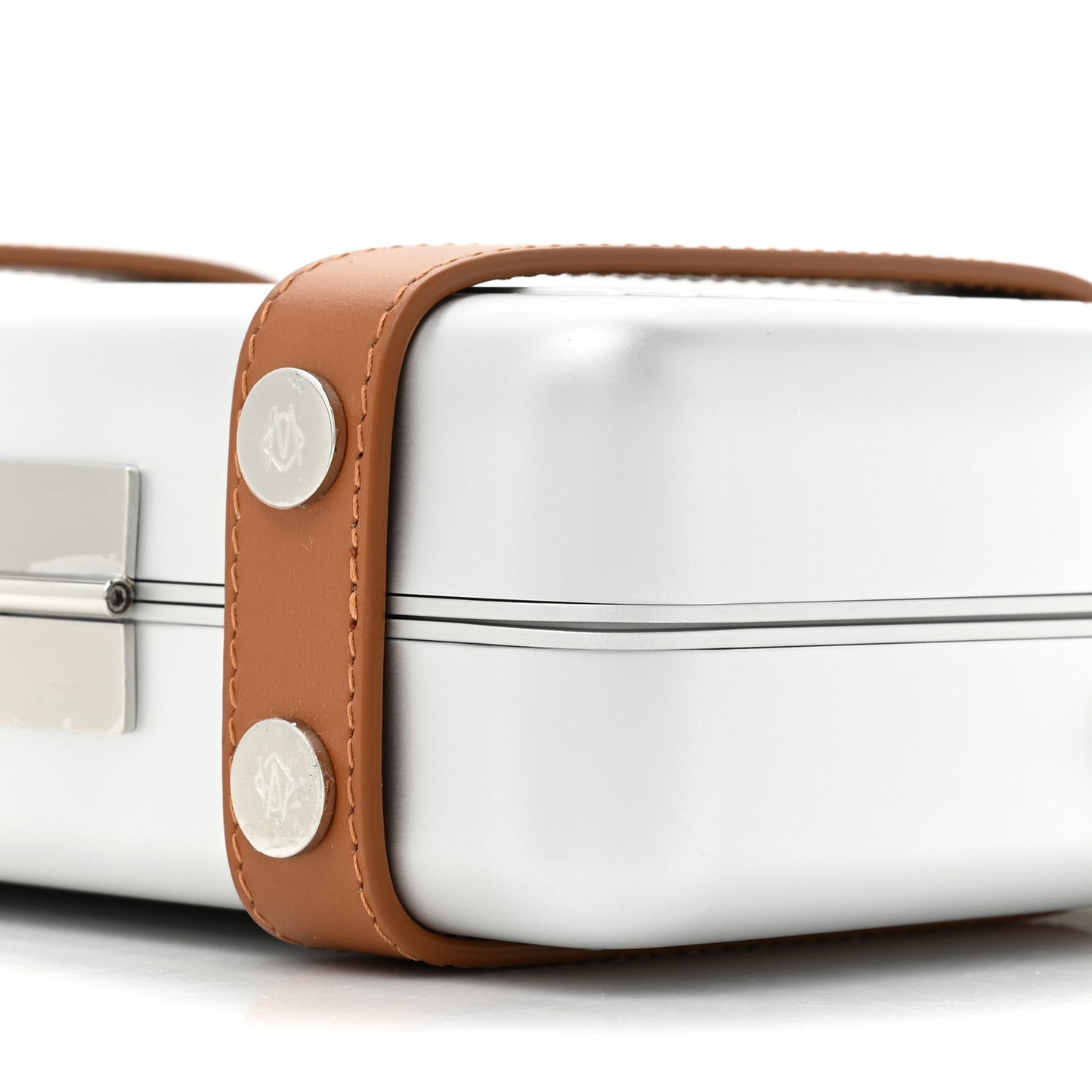 Aluminum Cross-Body Bag Silver