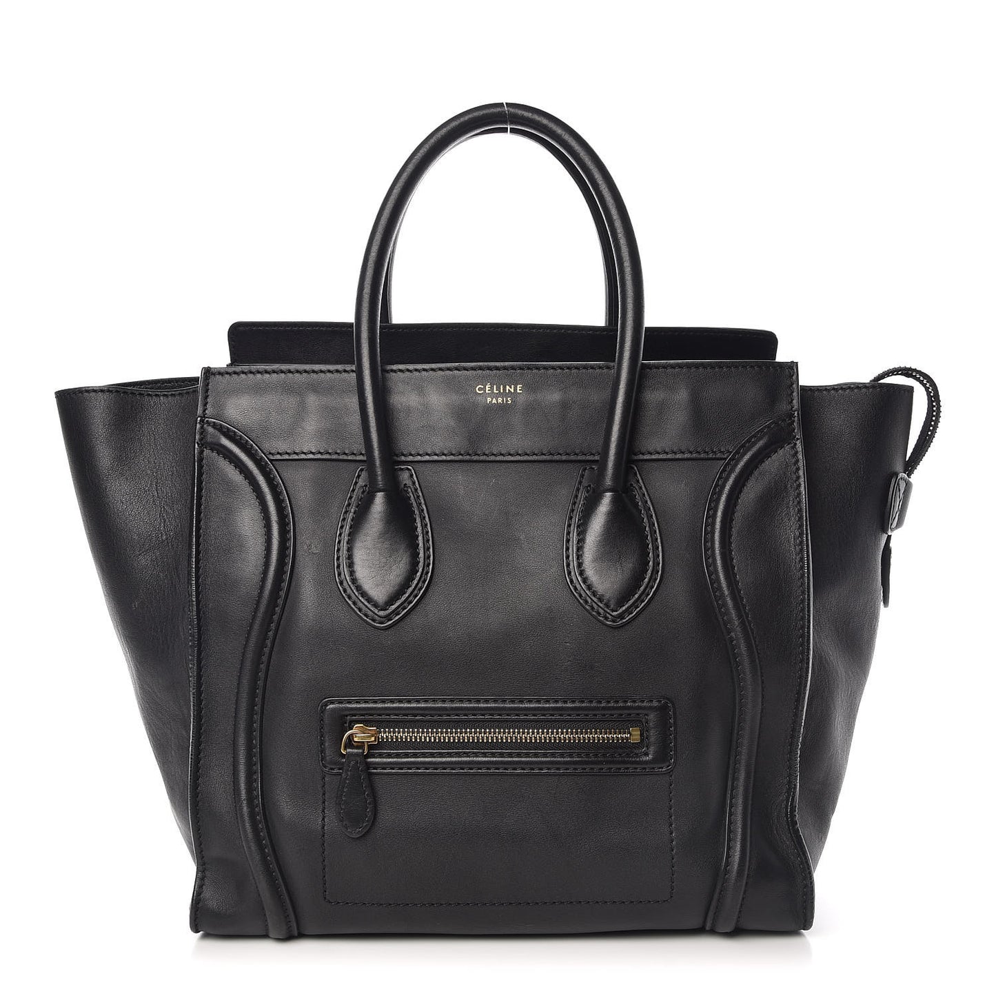 Smooth Calfskin Mini Luggage Black