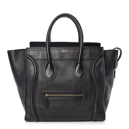 Celine Smooth Calfskin Mini Luggage Black 1 of 20