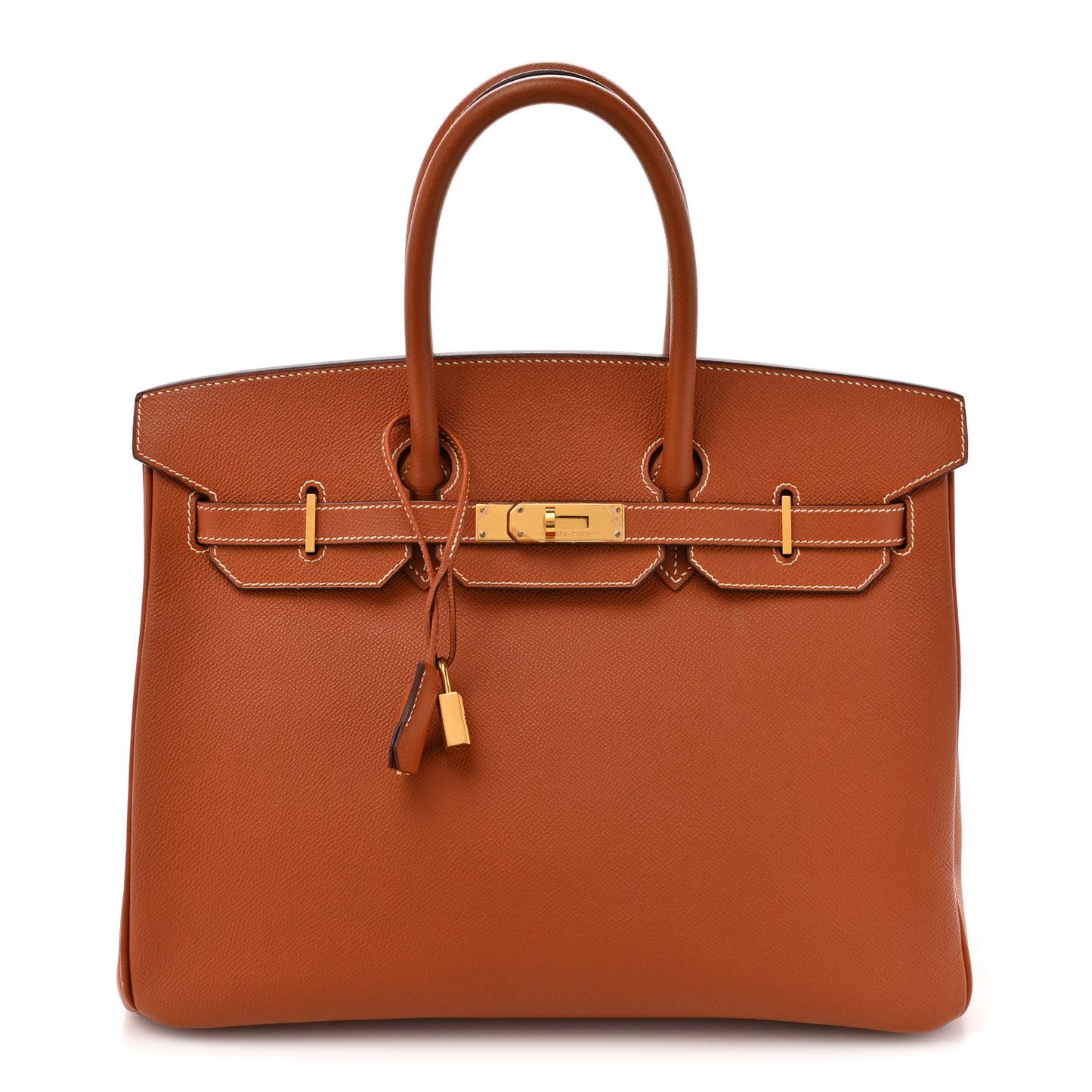 Epsom Birkin 35 Gold