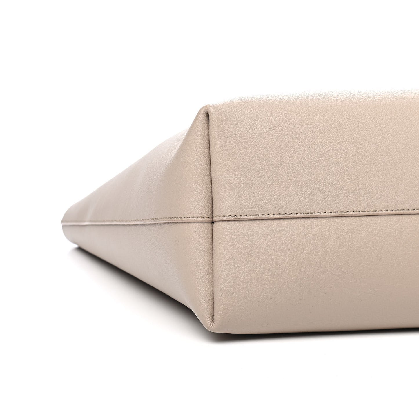 Calfskin Large Shopping Tote Natural