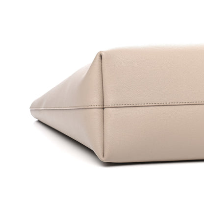 Saint Laurent Calfskin Large Shopping Tote Natural 8 of 10