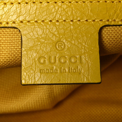 Gucci Fluffy Calfskin Morpheus Convertible Backpack Smile Yellow 6 of 13