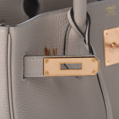 Hermes Togo Birkin 30 Gris Tourterelle 18 of 30