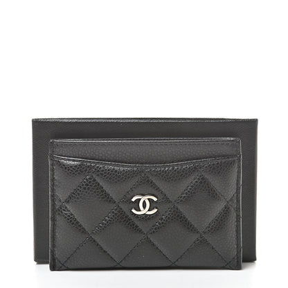 Chanel Caviar Quilted Card Holder Black 9 of 9