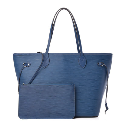 Louis Vuitton Epi Neverfull MM Saphir 1 of 12
