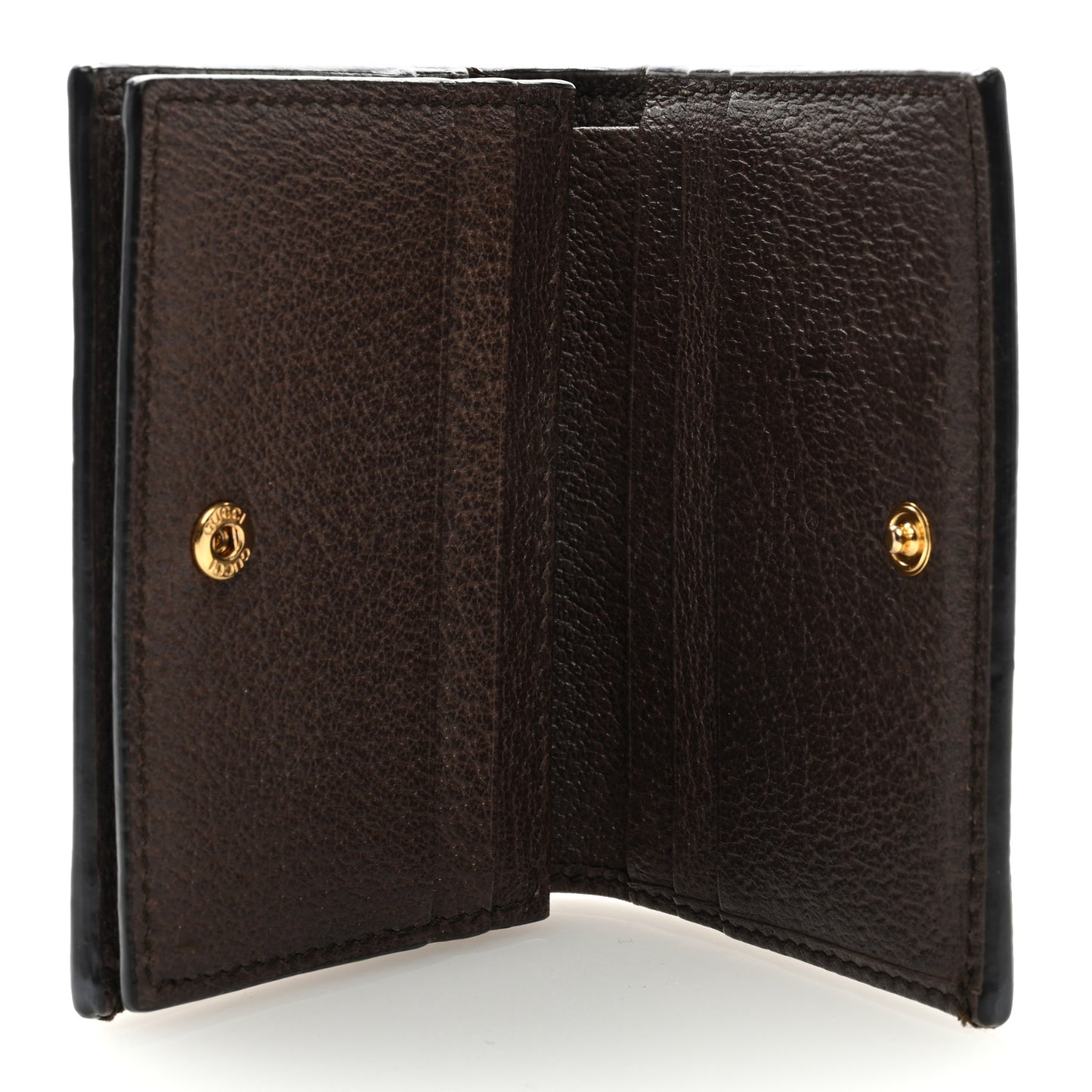 GG Supreme Monogram Web Ophidia Card Case Beige New Acero