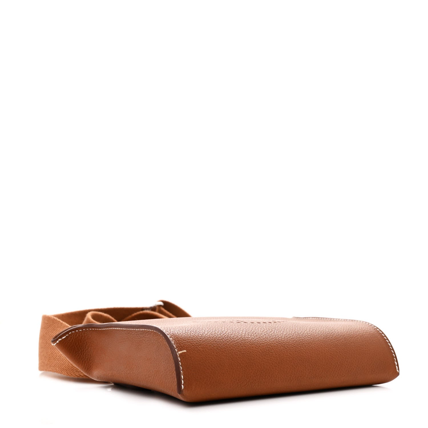 Hermes Barenia Faubourg Videpoches Fauve Gold 4 of 11