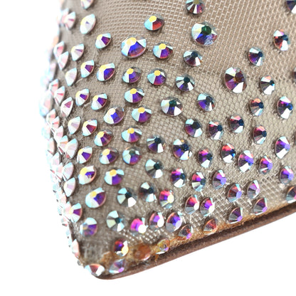 Christian Louboutin Rete Patent Crystal Strass Follies 100 Pumps 40 Version AB 7 of 7