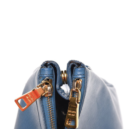 Prada Saffiano Large Galleria Double Zip Tote Cobalto 24 of 33