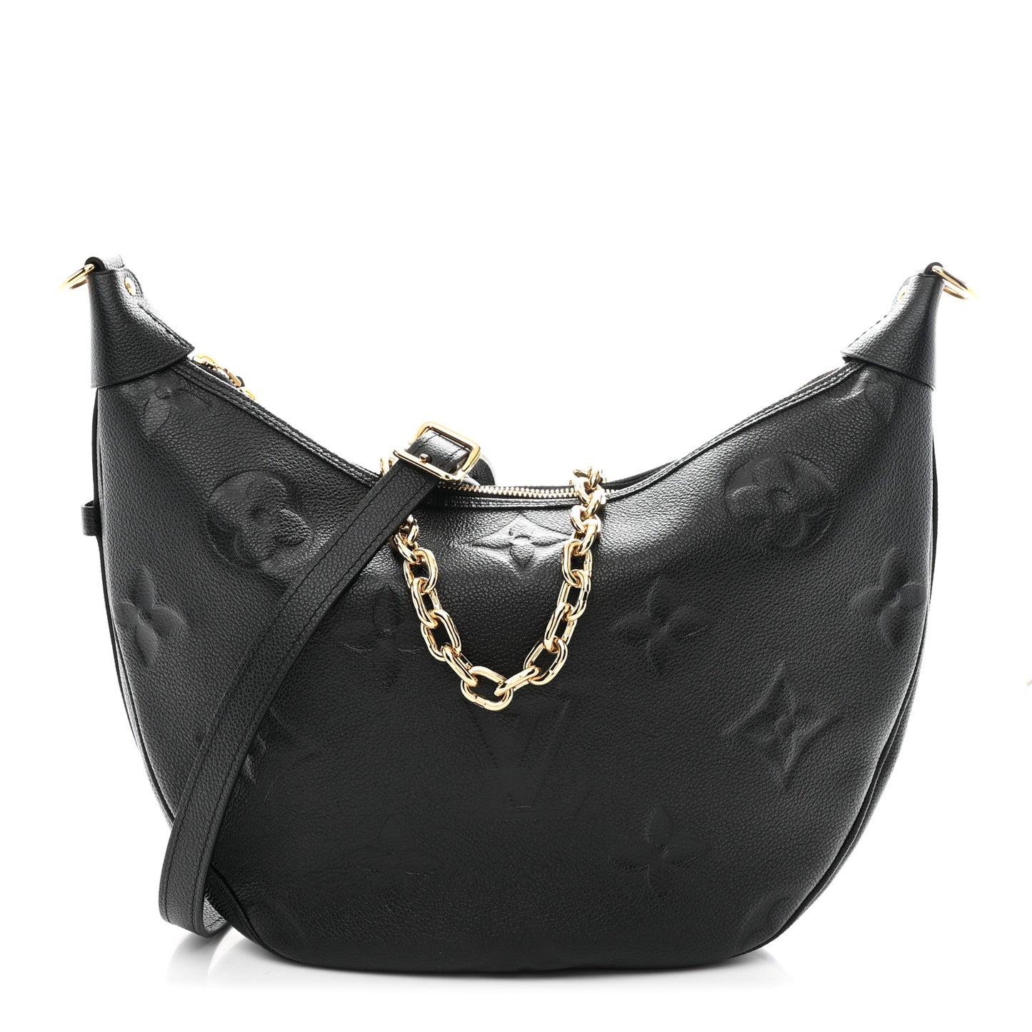 Empreinte Monogram Giant Loop Hobo Black