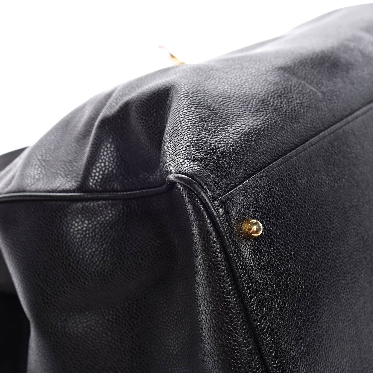 Chanel Caviar XL Weekender Bag Black 10 of 17
