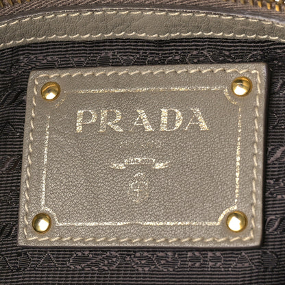 Prada Vitello Daino Shoulder Bag Argilla 6 of 8