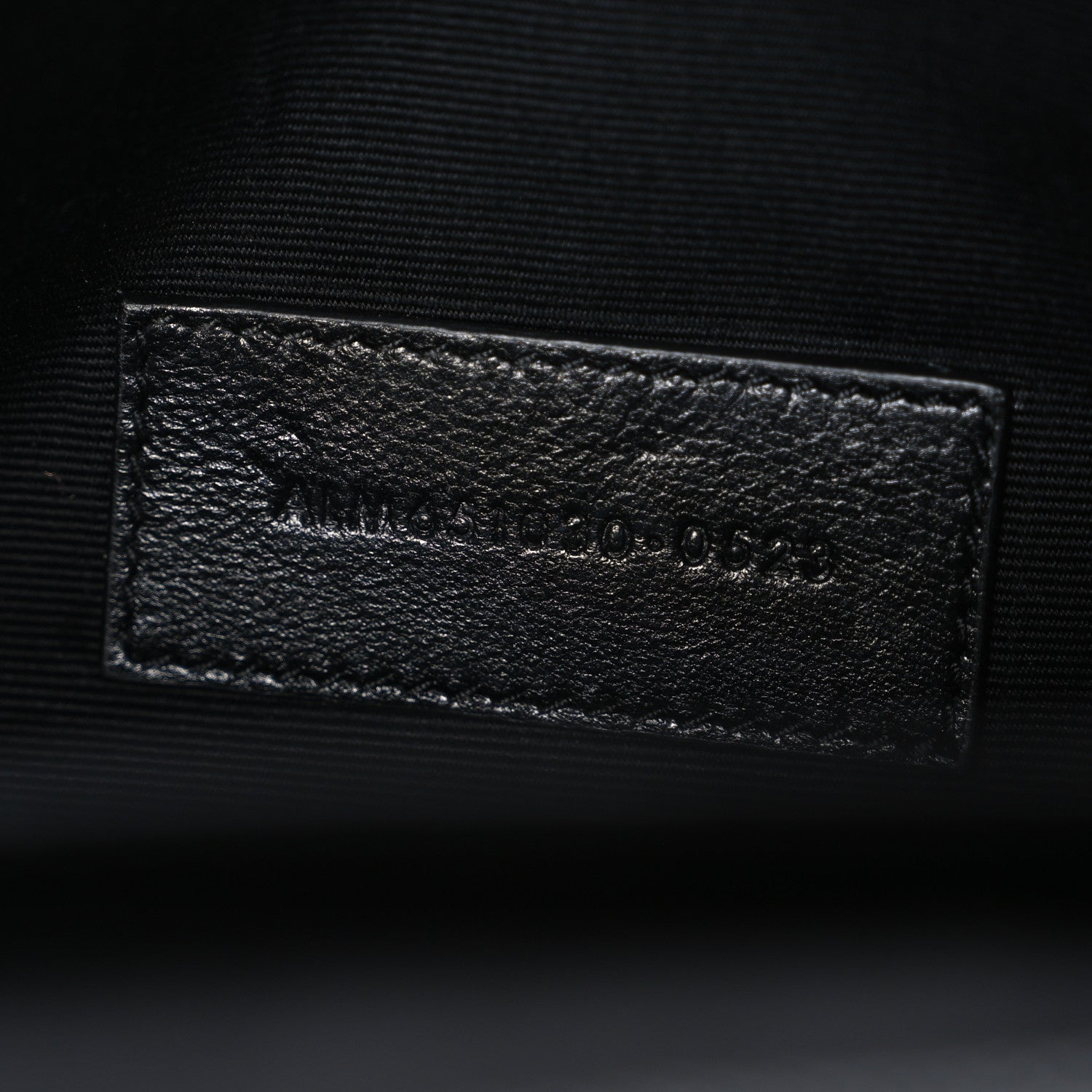 Saint Laurent Grain De Poudre Textured Mixed Matelasse Triquilt Monogram Clutch Black 7 of 10