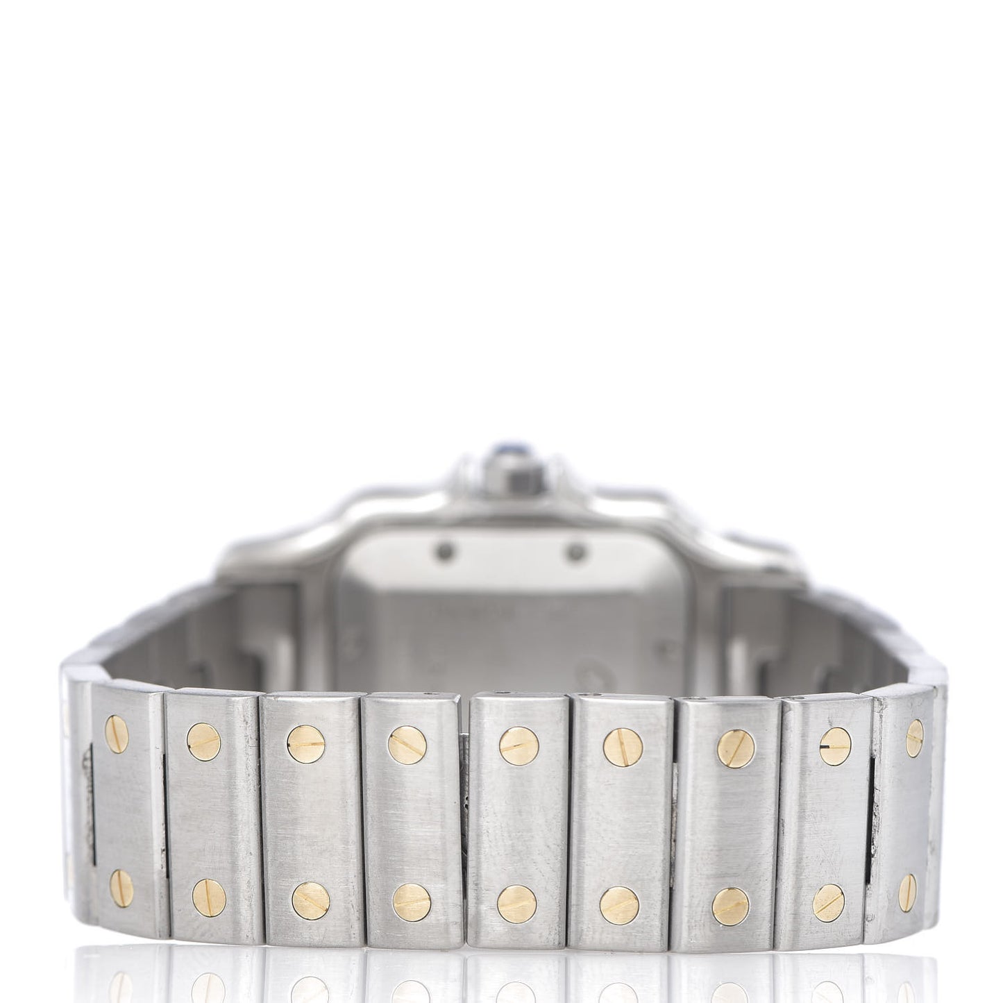 Stainless Steel 18K Yellow Gold 29mm Santos De Cartier Galbee Automatic Watch