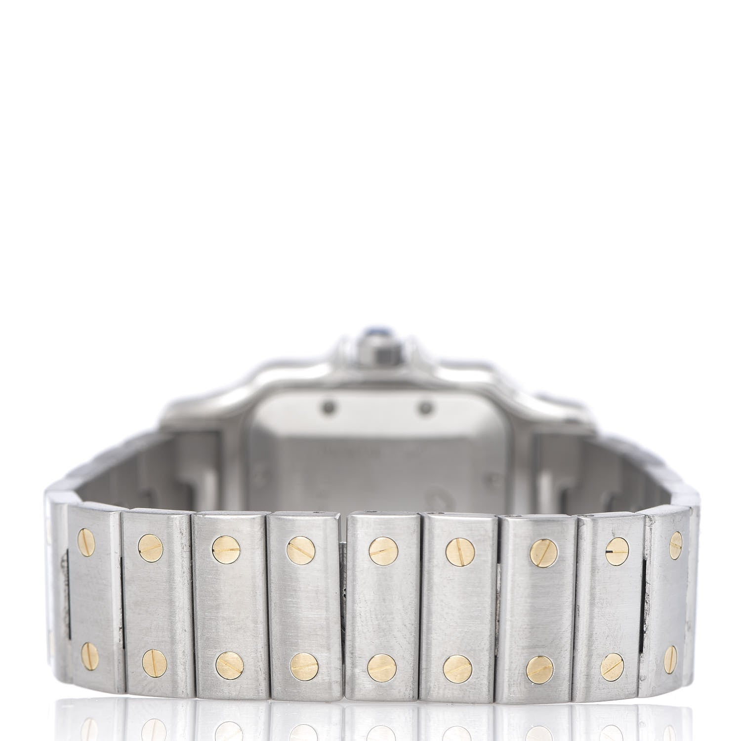 Cartier Stainless Steel 18K Yellow Gold 29mm Santos De Cartier Galbee Automatic Watch 4 of 8