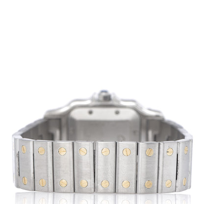 Cartier Stainless Steel 18K Yellow Gold 29mm Santos De Cartier Galbee Automatic Watch 4 of 8