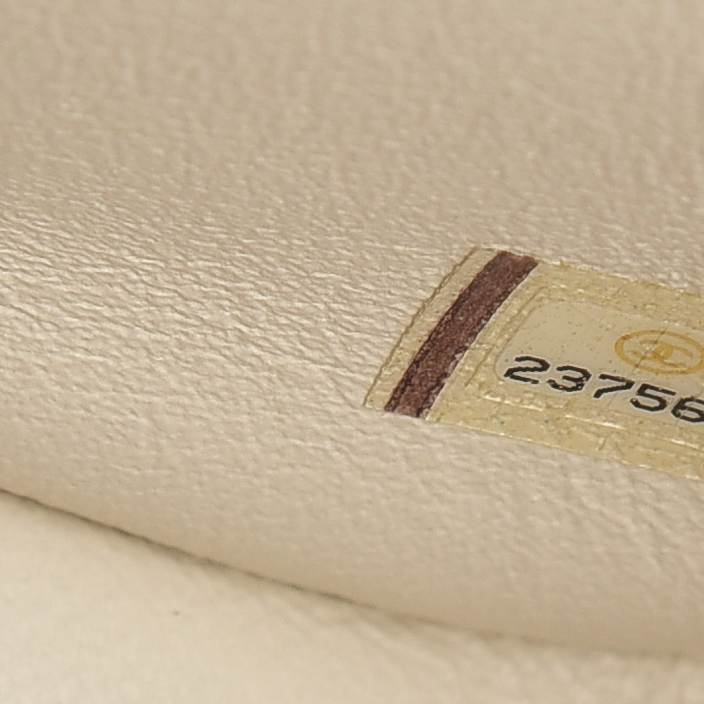 Caviar Quilted Mini Square Flap White
