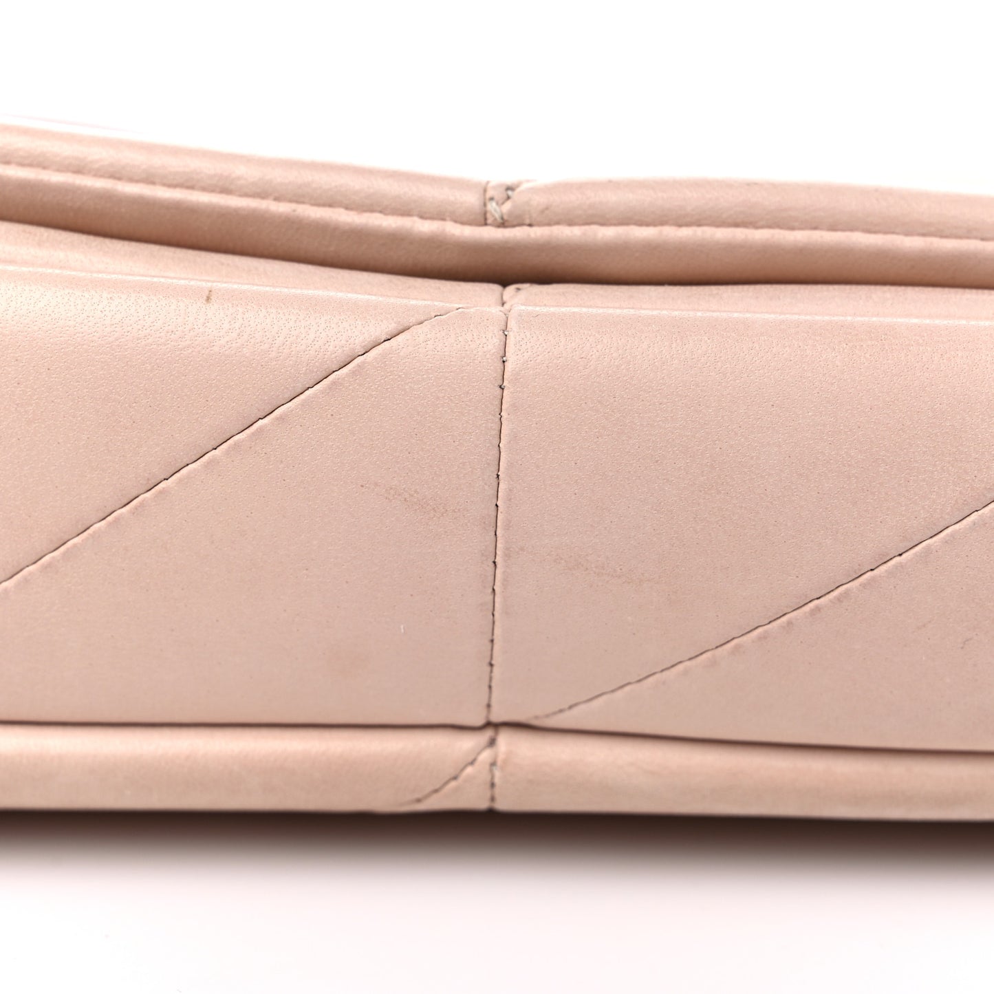 Lambskin Patchwork Monogram Medium Jamie Marble Pink