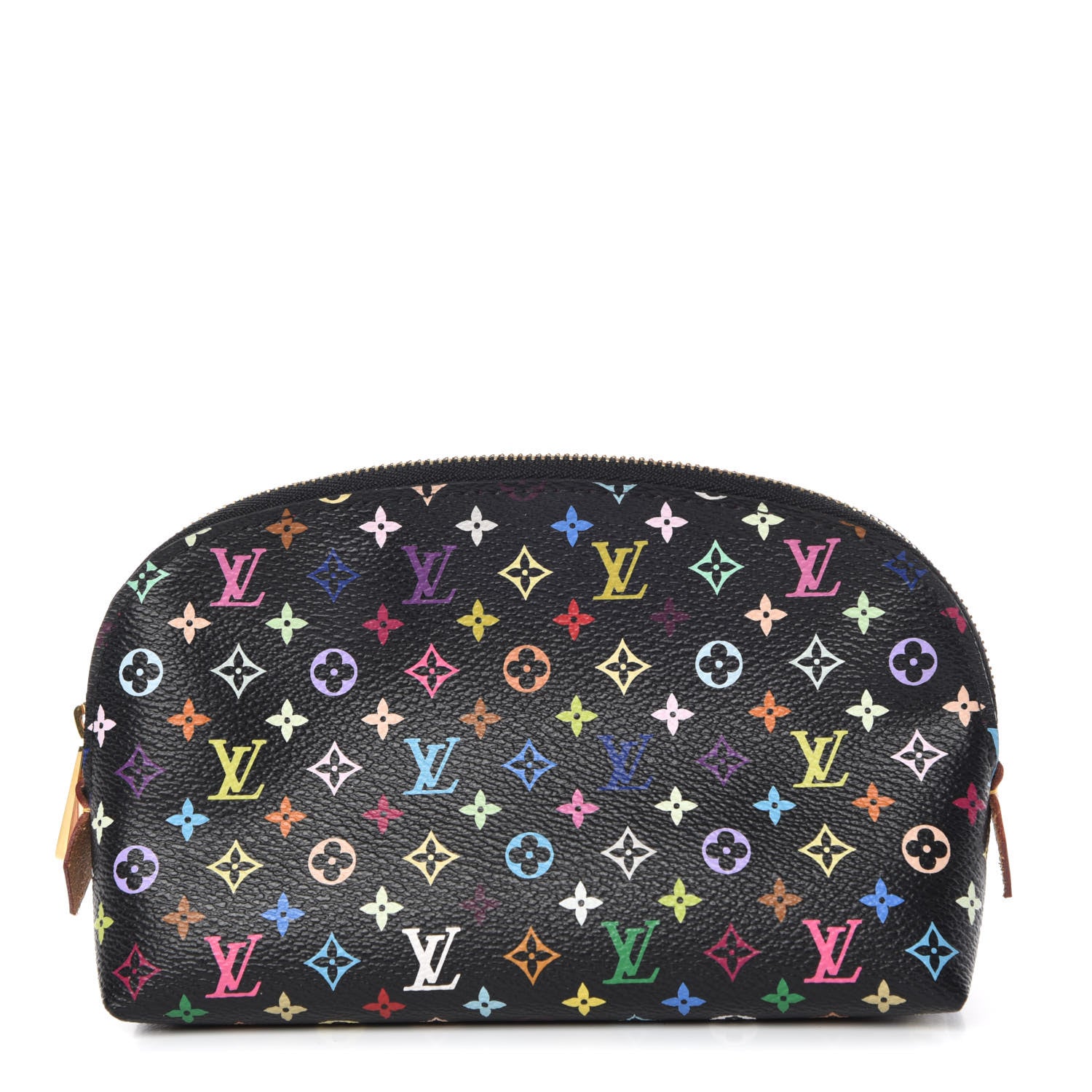 Louis Vuitton Monogram Multicolor Cosmetic Pouch Black Grenade 1 of 12