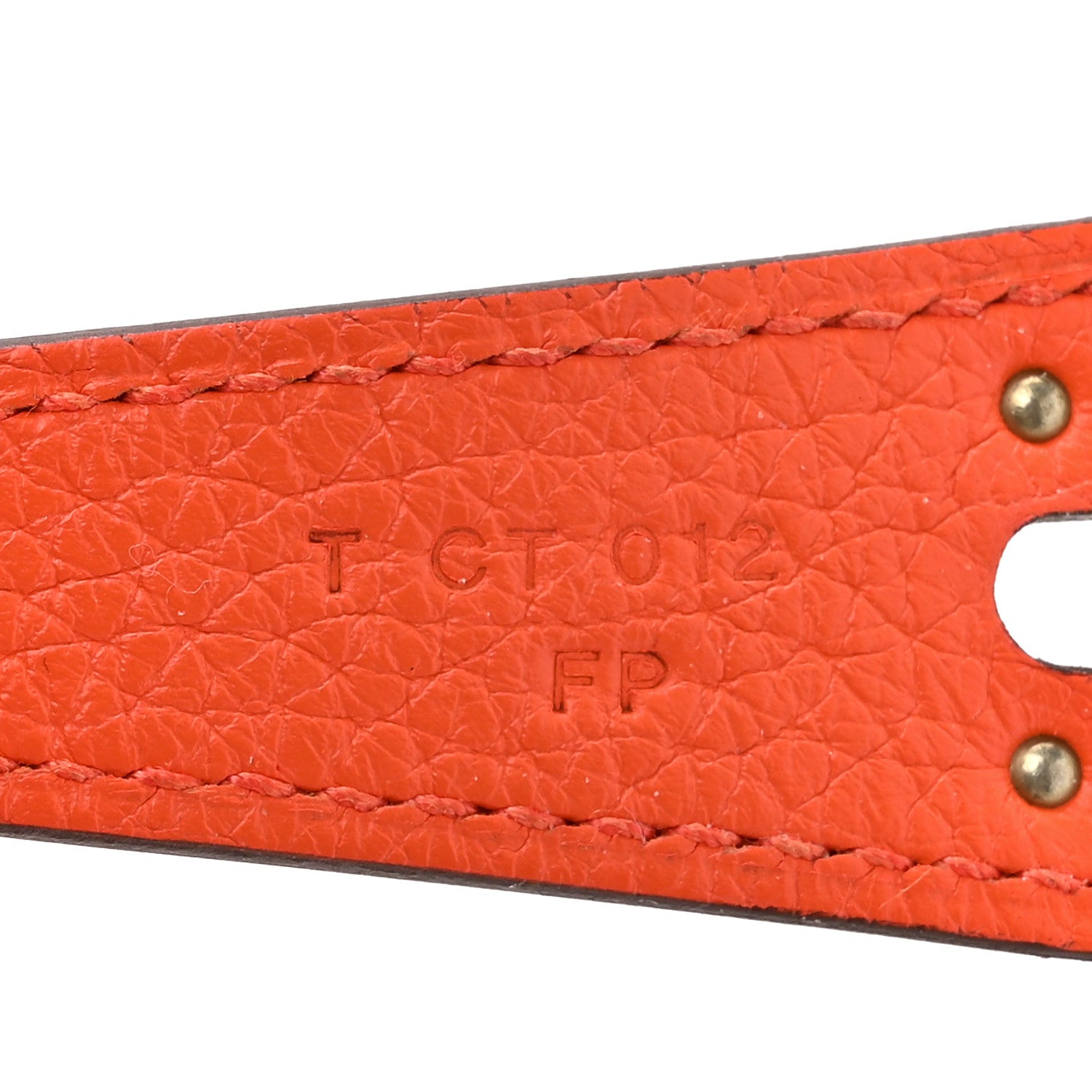 Hermes Taurillon Clemence Lindy 26 Orange Poppy 7 of 13