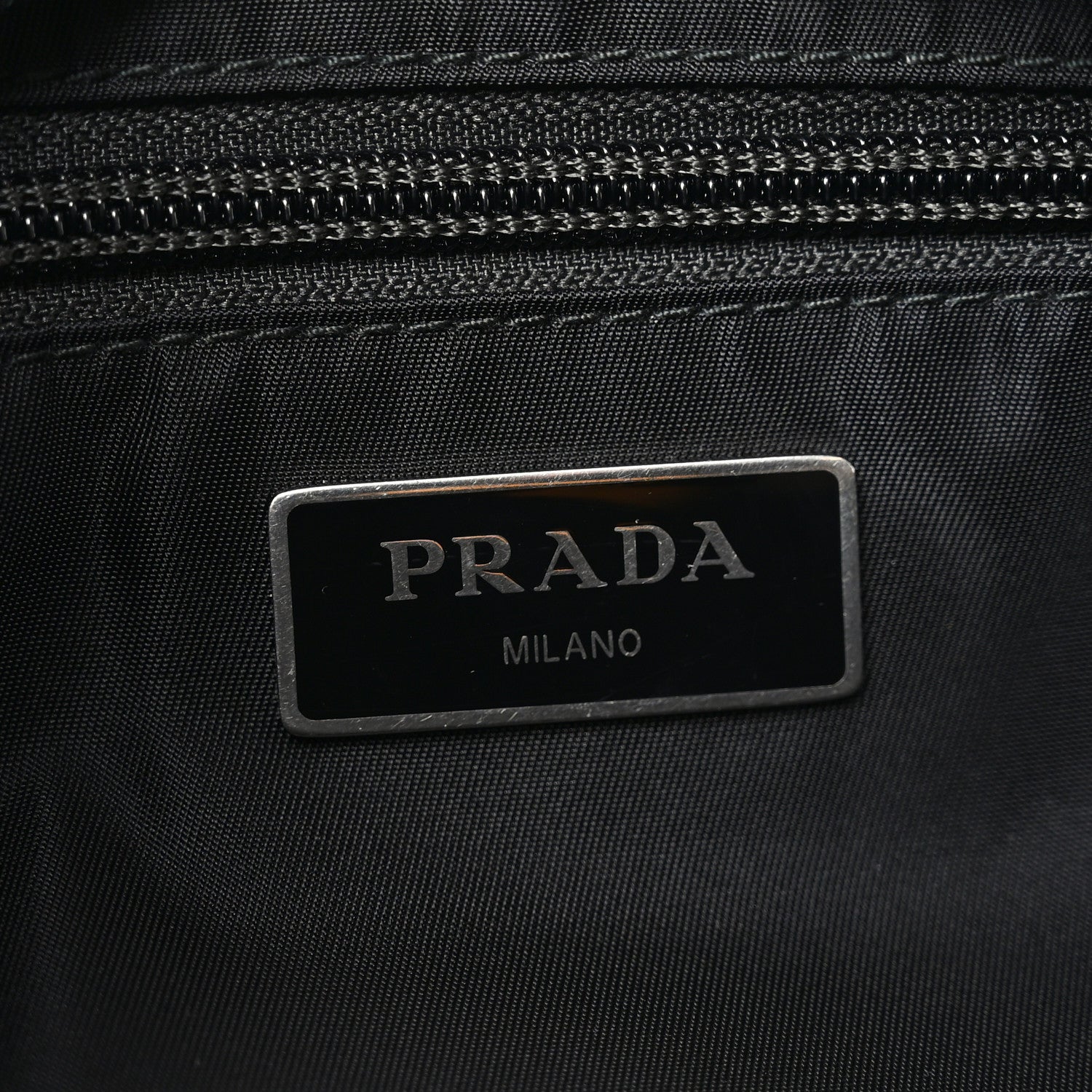 Prada Tessuto Nylon Montagna Belt Bag Black 6 of 9
