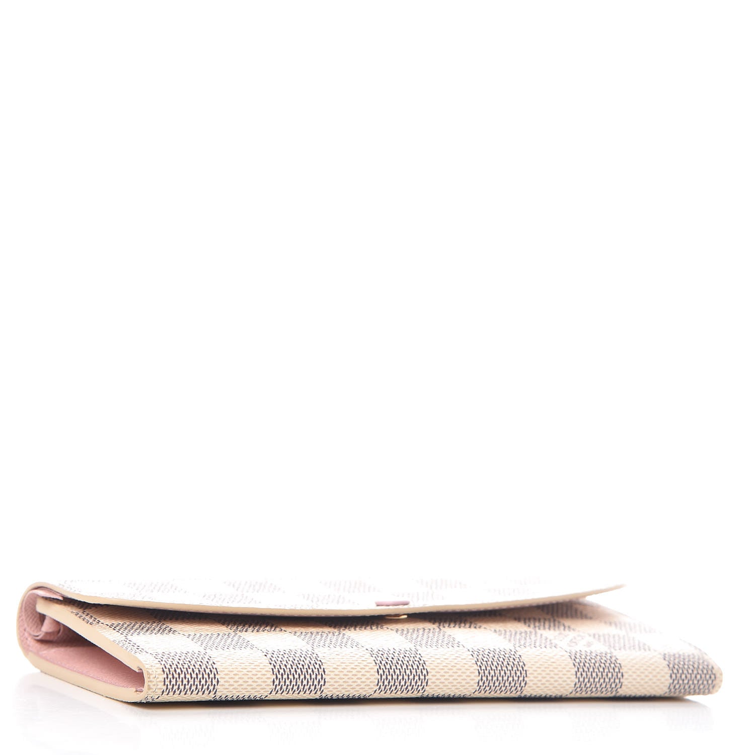 Louis Vuitton Damier Azur Emilie Wallet Rose Ballerine 4 of 7