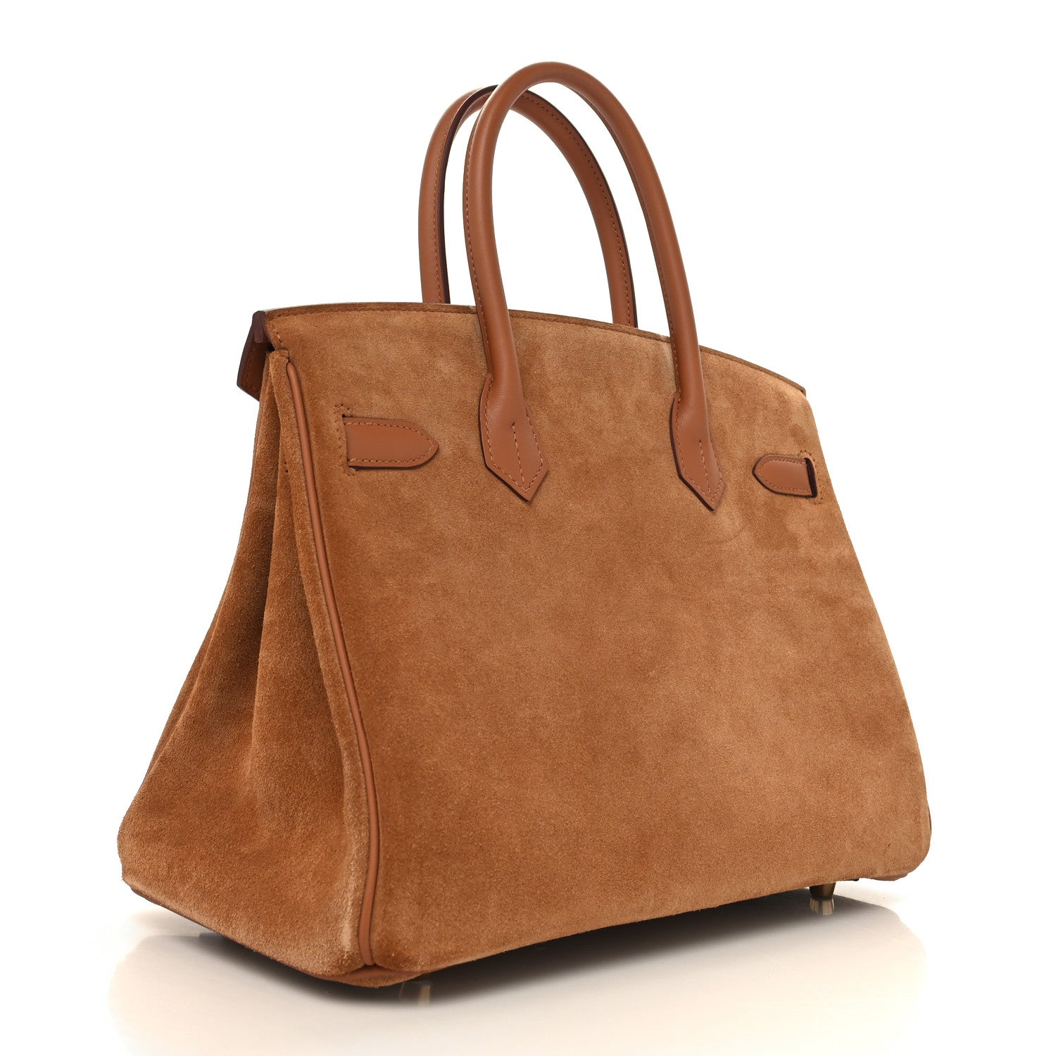 Hermes Veau Doblis Swift Grizzly Birkin 30 Gold 3 of 12