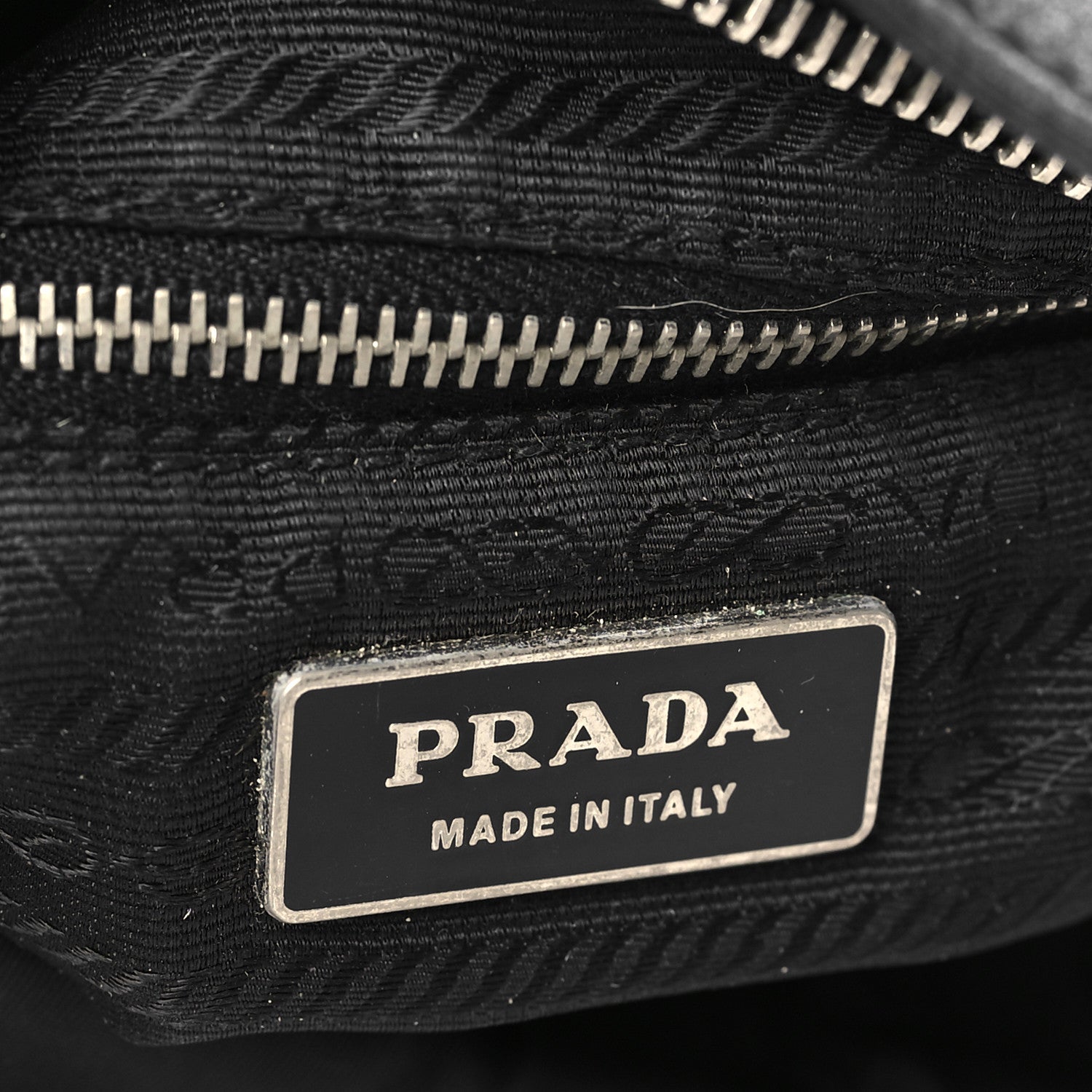 Prada Tessuto Nylon Shoulder Bag Black 6 of 13