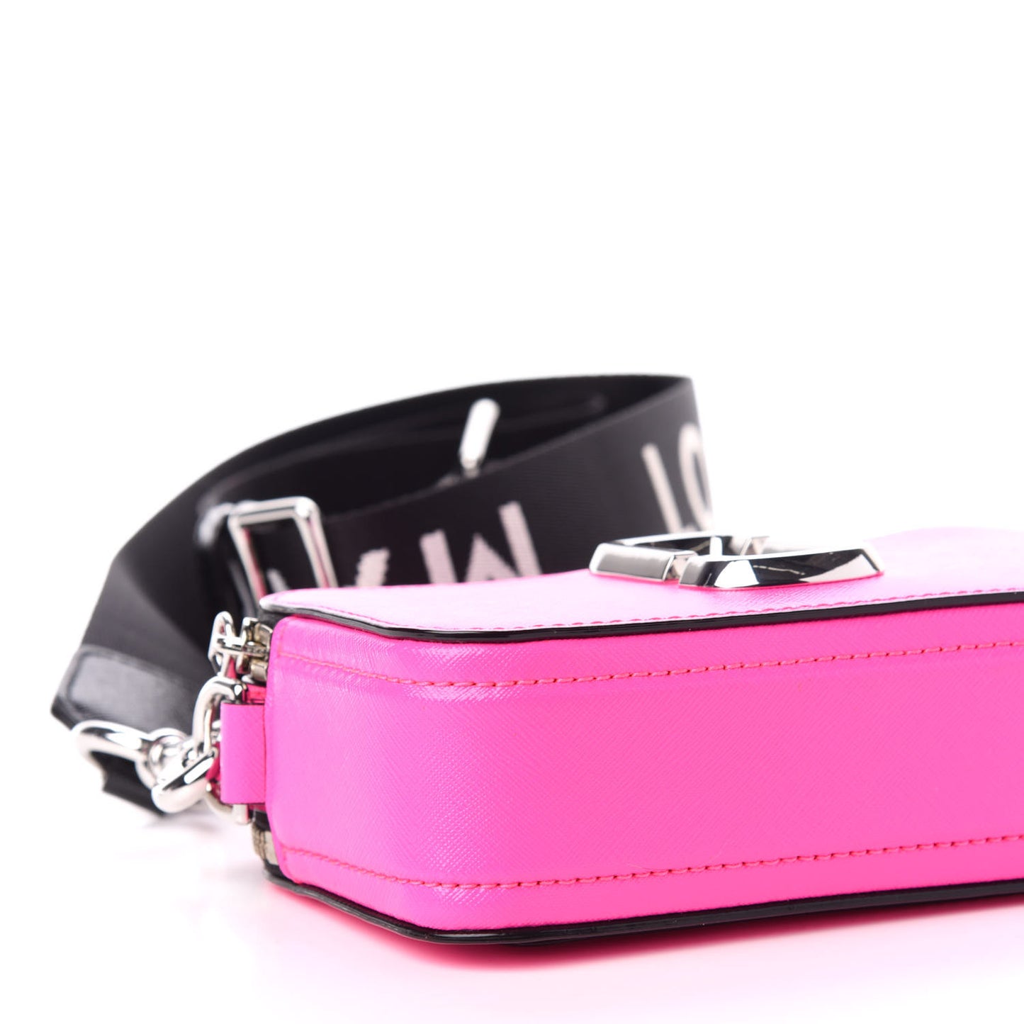 Saffiano Small Snapshot Camera Bag Pink
