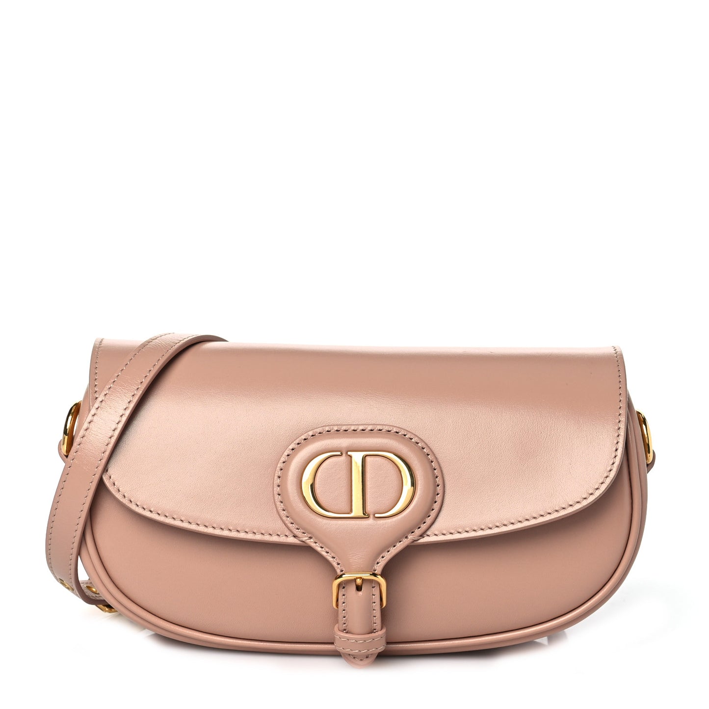 Box Calfskin East West Bobby Bag Blush