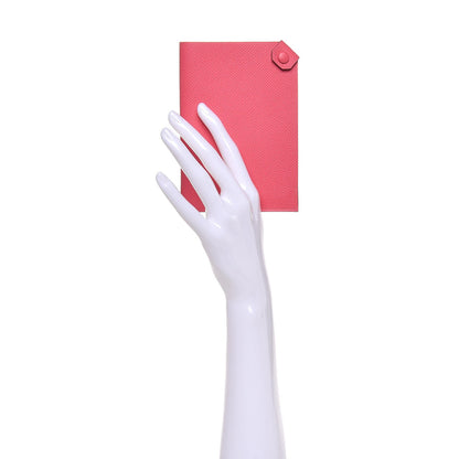 Hermes Epsom Tarmac PM Passport Holder Rose Azalee 2 of 7