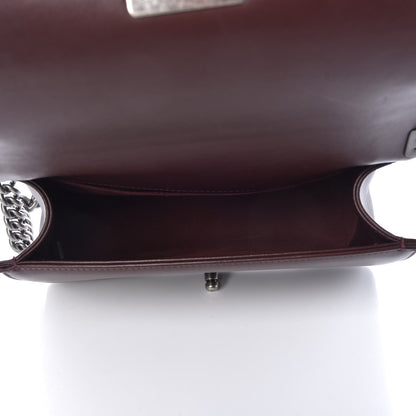 Chanel Calfskin Chevron Quilted Medium Boy Flap Burgundy 5 of 7