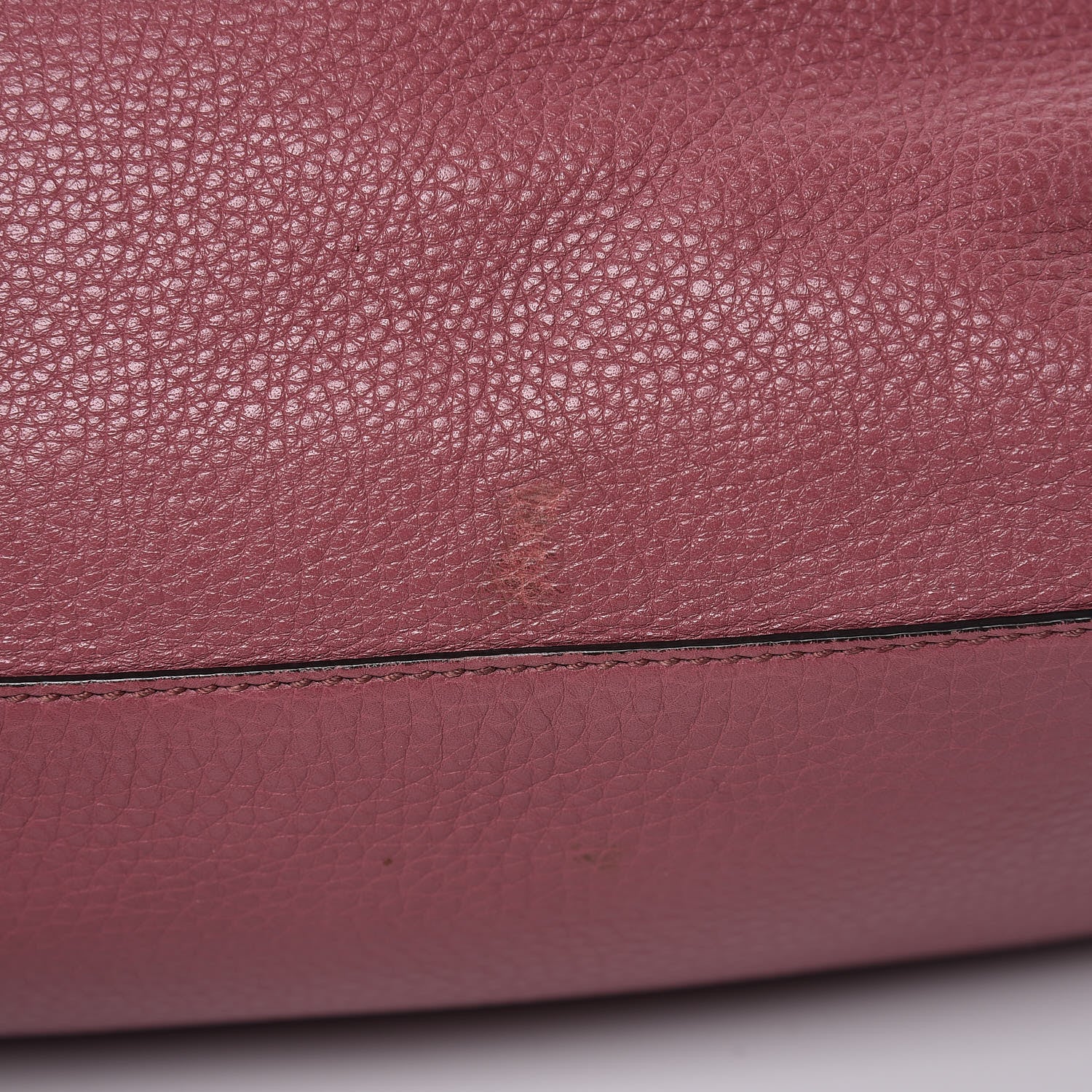Gucci Pebbled Calfskin Medium Soho Chain Shoulder Bag Peonia Flower 12 of 13