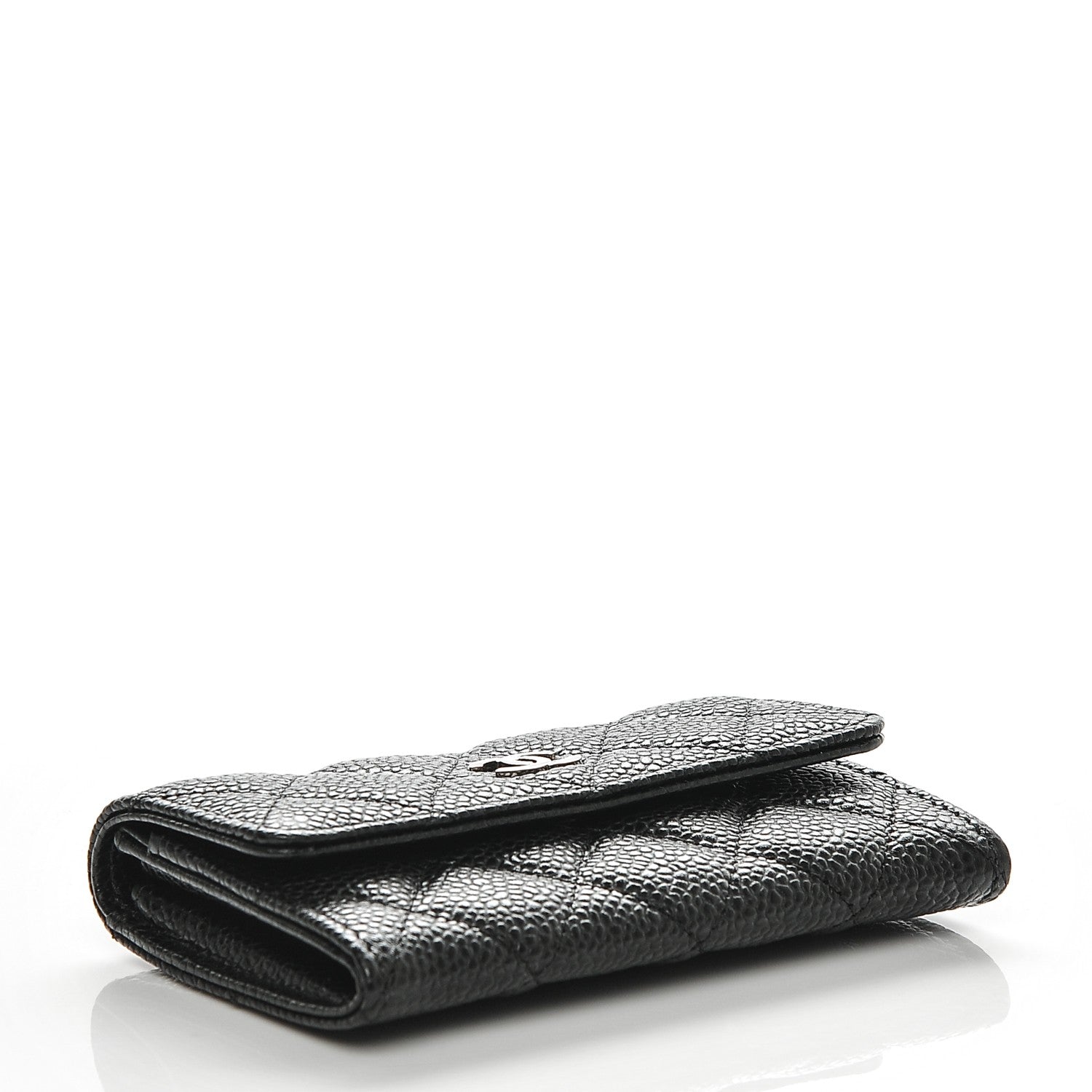 Chanel Caviar Quilted Flap Card Holder Black 4 of 8
