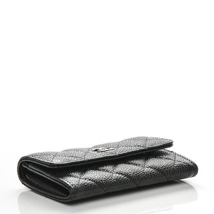 Chanel Caviar Quilted Flap Card Holder Black 4 of 8