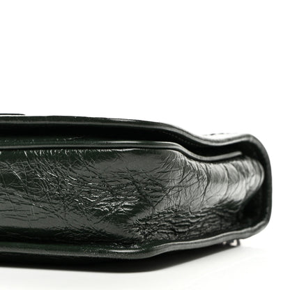 Saint Laurent Crinkled Calfskin Matelasse Monogram Niki Chain Wallet Khaki Militaire 10 of 10